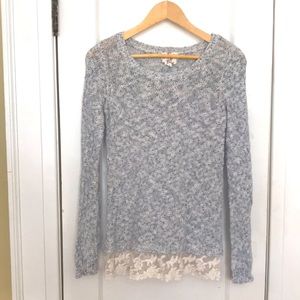 Hippie Rose Sweater | Light Blue